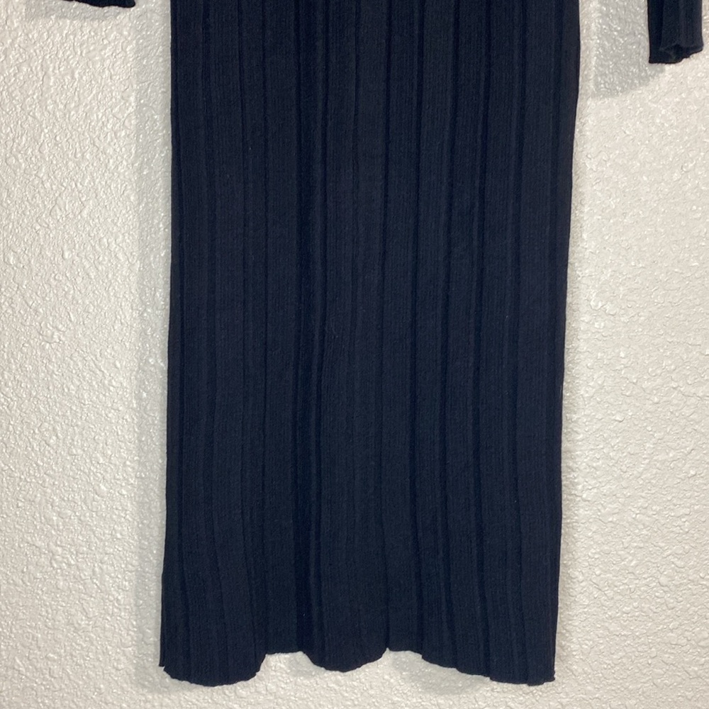 NWT House of Harlow 1960 Black Long Open Front Cardigan Size L - Picture 12 of 13